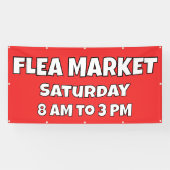 Banner für den kundenspezifischen Flohmarkt (Horizontal)