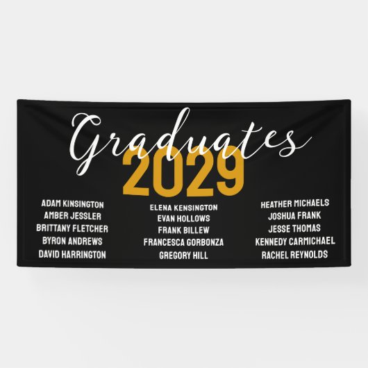 Banner für den Schulabschluss in der Nachbarschaft (Horizontal)