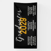 Banner für den Schulabschluss in der Nachbarschaft (Vertikal)