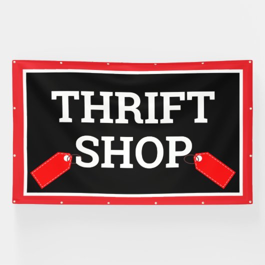 Banner für den Thrift Shop (Horizontal)