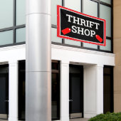 Banner für den Thrift Shop (Äußeres Gebäude)