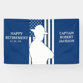 Banner für den Trooper-Ruhestand von American Flag