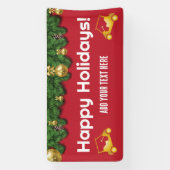 Banner für den Weihnachtgolfwagen (Vertikal)