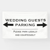 Banner für die Anfahrt zum Hochzeitwagen (Horizontal)