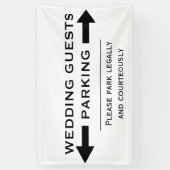 Banner für die Anfahrt zum Hochzeitwagen (Vertikal)