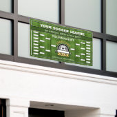 Banner für die Fußball-Liga (Äußeres Gebäude)