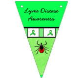 Banner für die Markierung von "Lyme Disease Awaren (Dritte Fahne)