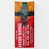 Banner für die Osterzeit von Kirchen (Vertikal)