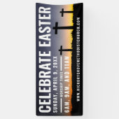 Banner für die Osterzeit von Kirchen (Vertikal)