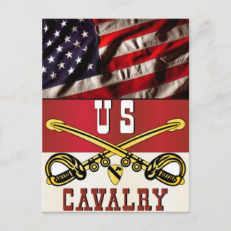 Banner für die TEILUNG 1. CAVALRY Postkarte