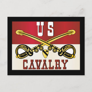 Banner für die TEILUNG 1. CAVALRY Postkarte