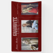 Banner für eine einfache, moderne Red Foto Graduat (Vertikal)