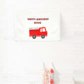 Banner für Feuerwagen Geburtstag Party (InSitu)