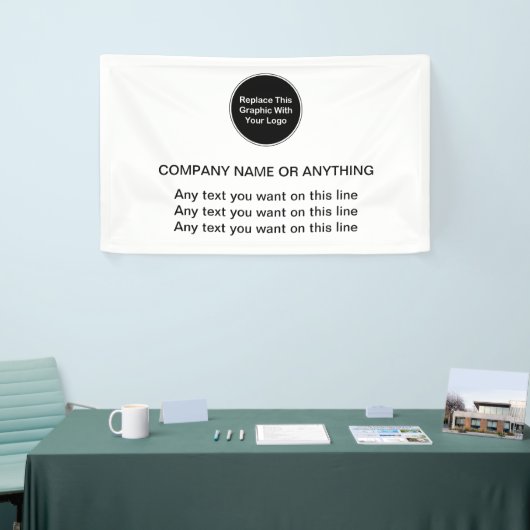 Banner für Firmenlogos (Messeveranstaltung)