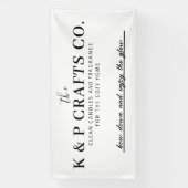 Banner für Firmennamen (Vertikal)