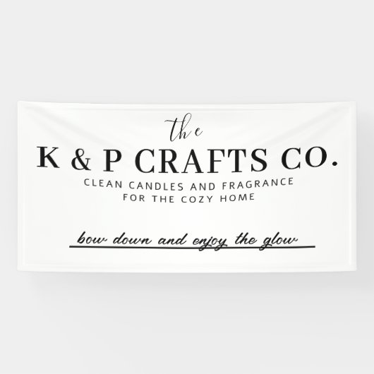 Banner für Firmennamen (Horizontal)