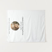 Banner für Fotograf Pop Up Shop Table Runner Wandteppich (Vorderseite (Horizontal))