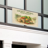 Banner für frisches Gemüse und Eier von freilaufen (Äußeres Gebäude)