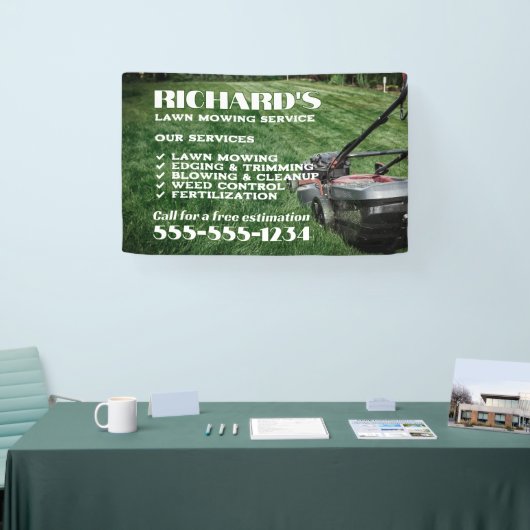 Banner für Gartenarbeit und Pflege (Messe)