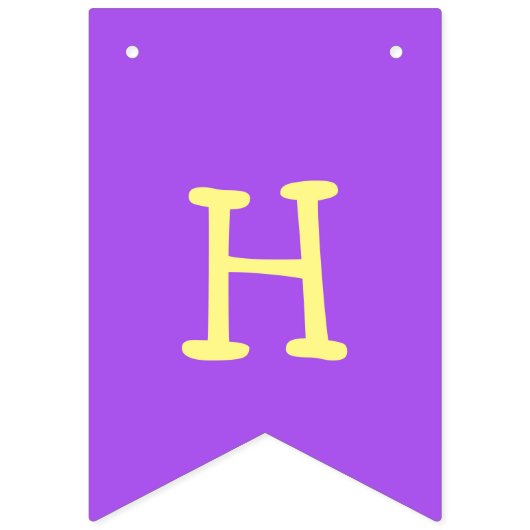 Banner für Geburtstagspartys (Zweite Fahne)