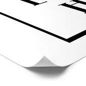 Banner für Geschäftspapiere für Messen oder Kunsth Poster (Ecke)