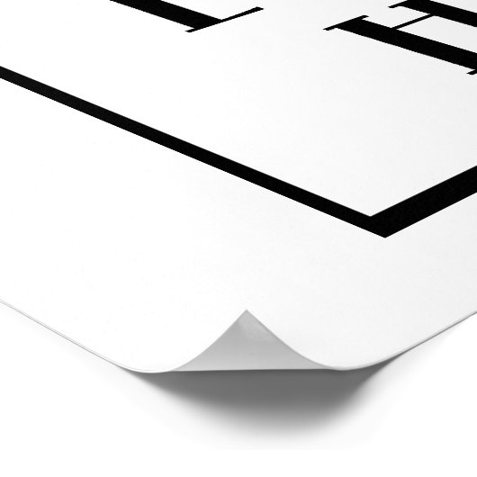 Banner für Geschäftspapiere für Messen oder Kunsth Poster (Ecke)