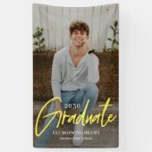 Banner für gestrichene Word-BEARBEITBARE Abschluss (Vertikal)