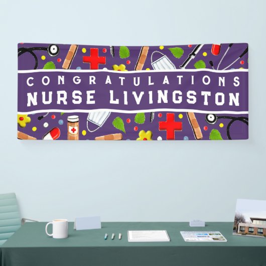 Banner für Glückwunsch von Krankenpflegerinnen und (Messe)