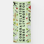 Banner für Glückwunsch von Krankenpflegerinnen und (Vertikal)