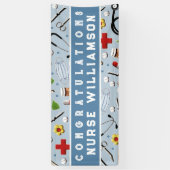 Banner für Glückwunsch von Krankenpflegerinnen und (Vertikal)