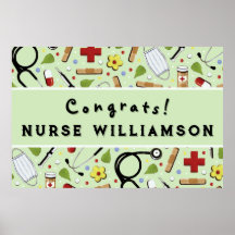 Banner für Glückwunsch von Krankenpflegerinnen und