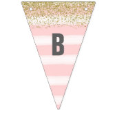 Banner für Gold und Rosa Brautparty (Zweite Fahne)