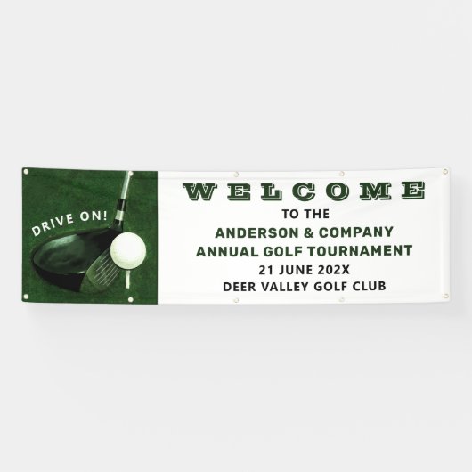 Banner für Golf Turniere (Horizontal)