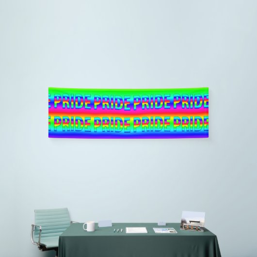 Banner für große Gay Pride (Messeveranstaltung)