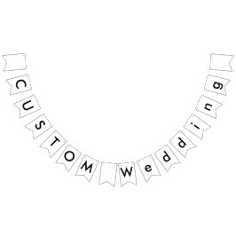 Banner für Hochzeiten - Frack