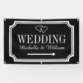 Banner für Hochzeitrichtung Personalisiert (Horizontal)