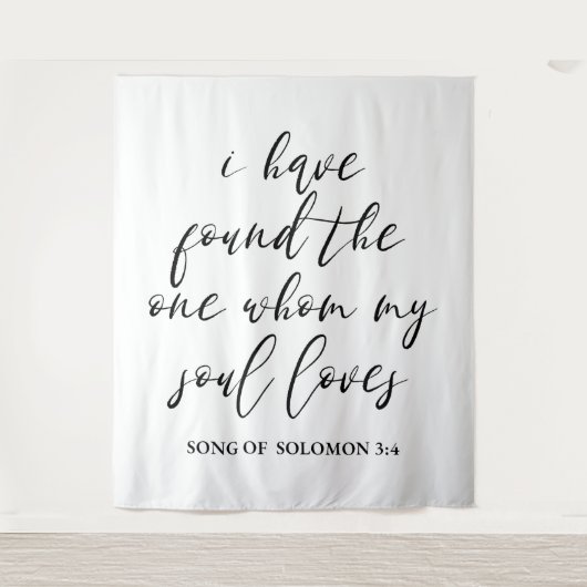 Banner für Hochzeitstag Wandteppich (Vorderseite)