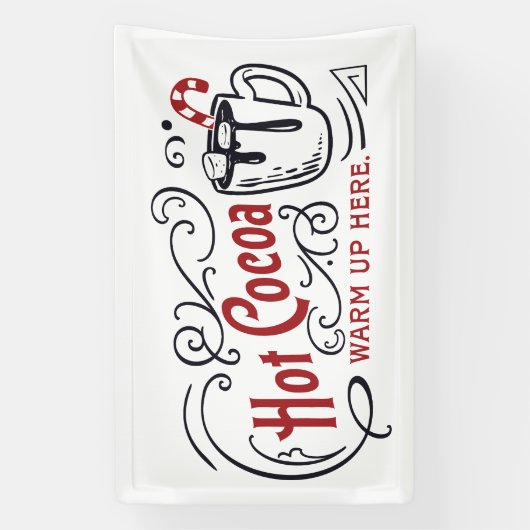 Banner für Hot-Cocoa-Bar (Vertikal)