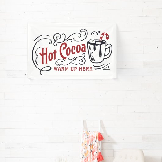 Banner für Hot-Cocoa-Bar (InSitu)