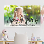 Banner für jedes Alter Kindergeburtstag Party Benu