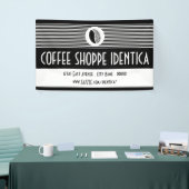 Banner für Kaffeebohnen (Messeveranstaltung)