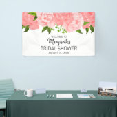 Banner für korallenfarbenes Brautparty (Messeveranstaltung)