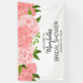 Banner für korallenfarbenes Brautparty (Vertikal)