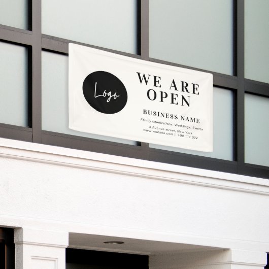 Banner für kundenspezifische Logos (Äußeres Gebäude)