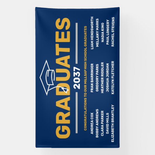 Banner für kundenspezifische Nachbarschafts-Abschl (Vertikal)