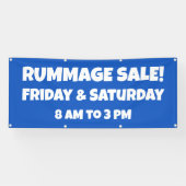Banner für kundenspezifische Rummage (Horizontal)