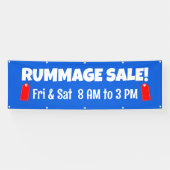 Banner für kundenspezifische Rummage (Horizontal)