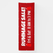 Banner für kundenspezifische Rummage (Vertikal)