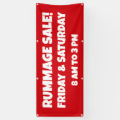 Banner für kundenspezifische Rummage (Vertikal)