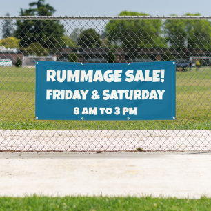 Banner für kundenspezifische Rummage